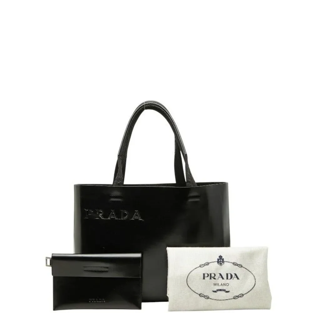 Prada Logo Tote Bag